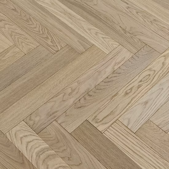 Chalked 15mm Herringbone Chevron Oak Engineering Wood Flooring for Hotel