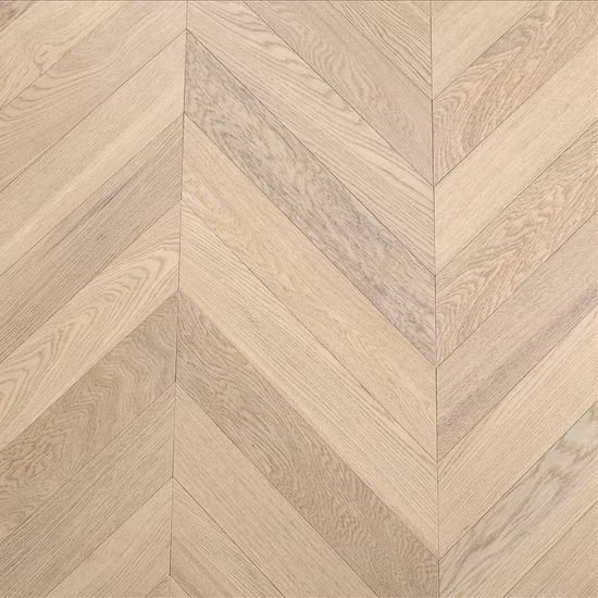 Chalked 15mm Herringbone Chevron Oak Engineering Wood Flooring for Hotel